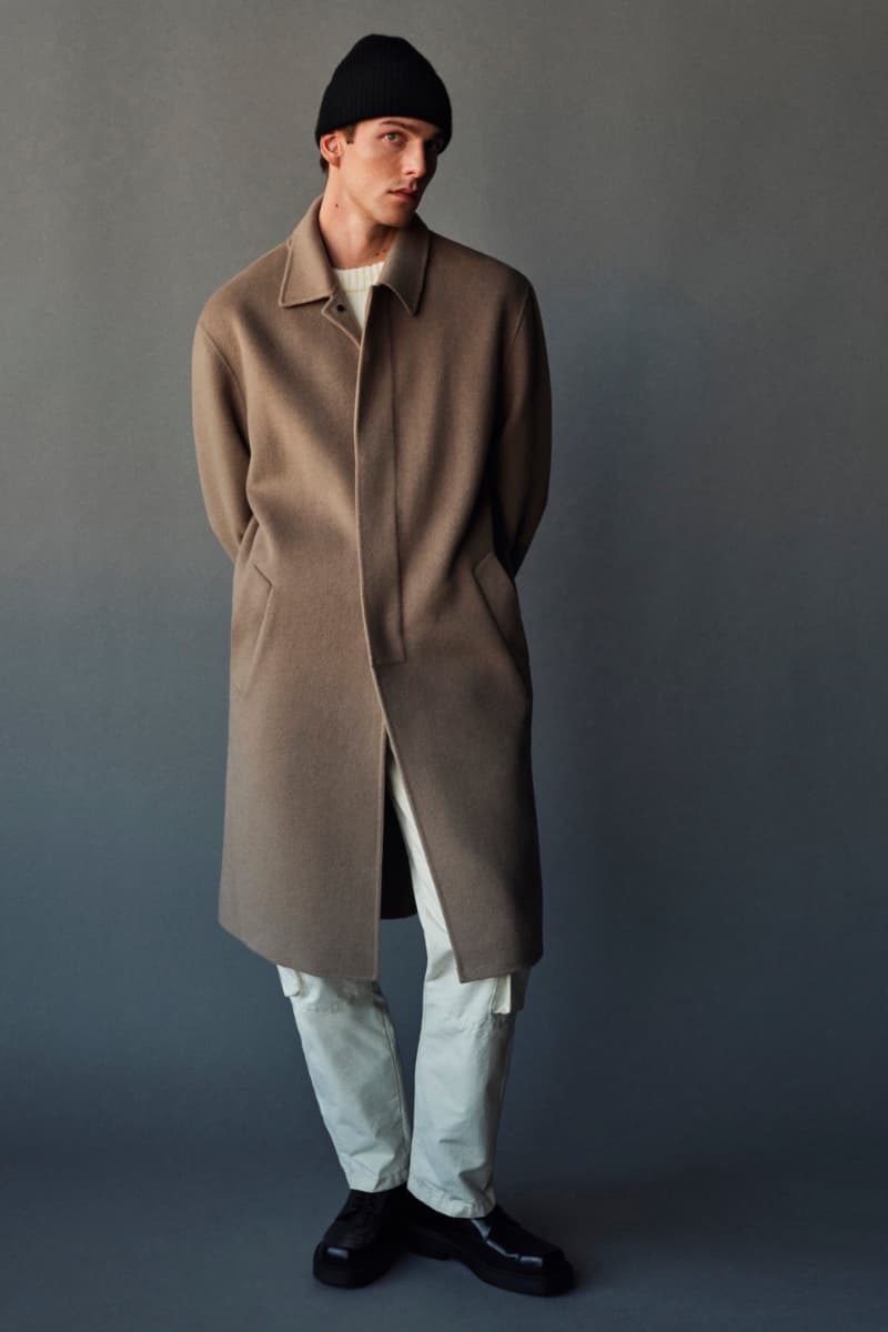 Man wearing structured wool tailoring